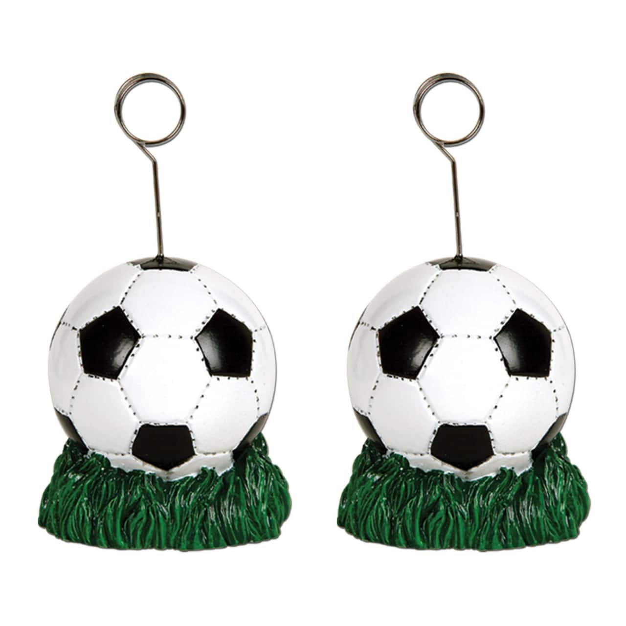 Beistle 6oz. Soccer Ball Photo & Balloon Holders, 2ct.